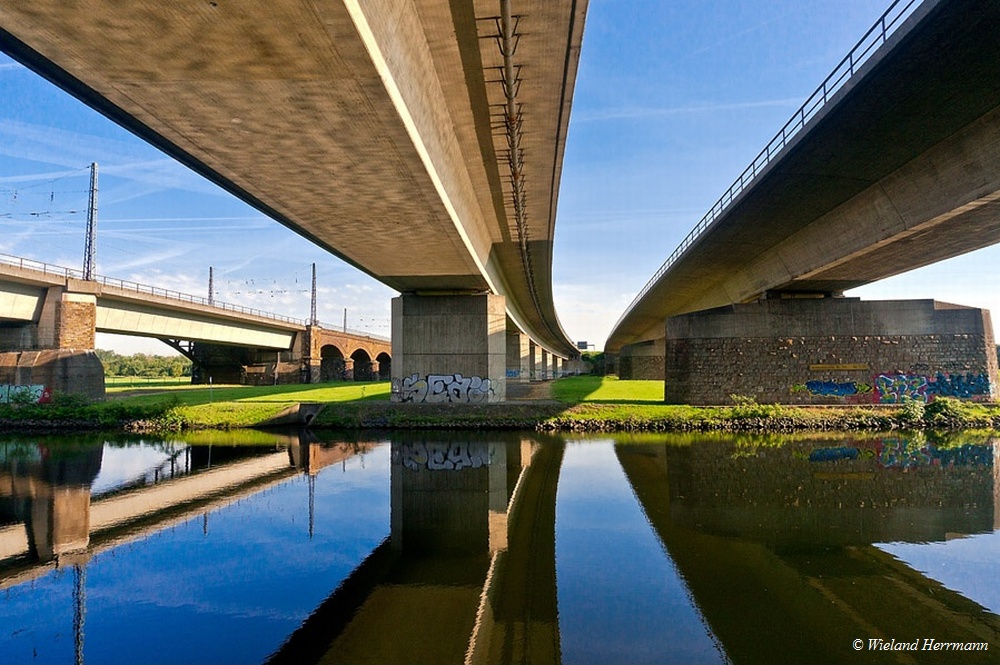 Br�ckenlandschaft Ruhraue